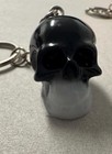 Skull Resin Keychain glitter Keychain  Skull Keyring  Gothic Keychain  Gift Idea