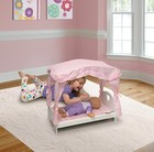 Badger Basket Canopy Doll Bed With Bedding  fits American Girl Dolls 