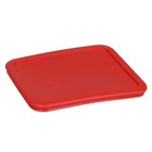 Pyrex 7210-pc Red Rectangle Plastic Storage Replacement Lid Cover  3-pack 