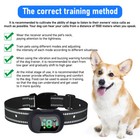 4900ft Walkie Talkie Rechargeable E-collar With 3 Training Modes  Shock Collar