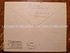 Storia Postale Eritrea Sovrastampato M e f  Annullo Asmara Centro - Anno 1946