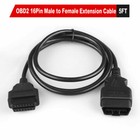 1 5m 16 Pin Male To Female Obd2 5ft Diagnostic Extension Adapter Cable Connector