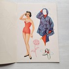 Uncut Vintage Double Date Cardboard Paper Dolls Cut-out Book Saalfield  4426