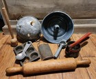 Antique vintage Primitive Kitchen Items Lot