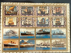 300 Vintage Postage Stamps Algeria Australia Ship Boat Collection Album Slipcase