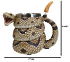 Ferocious Rattlesnake Serpent Snake With Venomous Fangs Drinkware Coffee Mug Cup