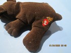 Vintage Tonka Pound Puppies 8  Plush  Dark Brown Chocolate Dog Stuffed Animal