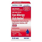 Allergy Eye Drops Olopatadine 0 2  2 5ml Itch Relief Antihistamine Once Daily