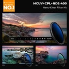 K f Concept Uv cpl nd2-nd400 Lens Filters Kit W  Filter Pouch   Cleaning Cloth