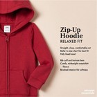Amazon Essentials Girls  Fleece Zip-up Hooded Sweatshirt With Lined Hood And Rib
