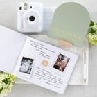 Personalized Guest Book  Wedding Reception 2025  Luxury Pen  Green