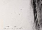 Nude Standing Male Figure Study 18 x12  Vine Charcoal Drawing Signed Marrero