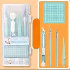 5pcs Scrapbooking Tools Kit Diy Craft Set Paper Cutter Tweezers Knife 