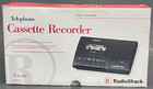 Radio Shack Telephone Cassette Recorder - Voice Activated Black 