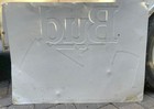 Rare Vintage Budweiser  bud  King Of Beers Tin Advertising Sign C1987