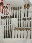 Vintage Oneida Community Aa Mixed Lot 33 Piece Flatware Set Serving Pieces