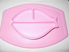 Baby Girl Snack Mat Silicone Non Slip Happy Toddler Placemat Plate Tray Stay Put