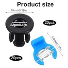 40pcs Bowden Tube Coupler Collet Clamp Clip Bowden Collet And Clip Set Od 4mm 