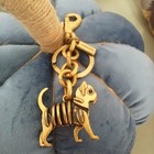 Coach Cat Skeleton Bag Charm Key Ring Keychain Fob Purse Accessories