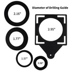 12 Sided Multi Angle Measuring Ruler  Universal Aluminum Alloy Measuring Temp   