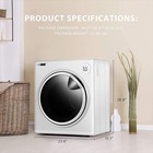 13 Lbs Electric Compact Dryer  Front Load Clothes Dryer Machine 4 Drying Mode