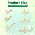 Ybeaty 12pcs Pin To Pendant Converter Brass Brooch Small  Silver  Gold 