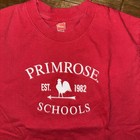 Hanes Primrose School Uniform Ys Tagless Red Spirit Tee
