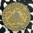1925 Lebanon 5 Piastres Lot c1749