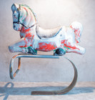 Vintage Aluminum Horse Playground Ride By Miracle Grinnell Iowa