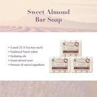  3 Pack  A La Maison Sweet Almond Bar Soap  12 Bars Of Soap  3 5 Oz 