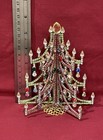 Large Rare 3d Czech Handcrafted Rhinestone Christmas Tree Vintage