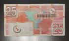 1989 Netherlands 25 Gulden Banknote Bank Note Pick P-100