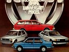 1981 Vw  Volkswagen Silver Anniversary Print Ad 
