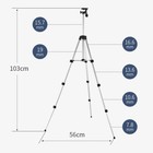 Professional Camera Tripod Stand Holder Mount For Iphone Samsung Cell Phone  Bag