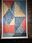 Shepard Fairey Obey Giant    peace Fingers    Art Print Poster Signed Lithograph