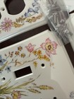 10 Floral Flower Plastic Outlet Switch   Double Gang Light Plate Covers Kitchen