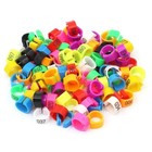 100pcs Leg Bands Plastic Chicken Pheasant Poultry Duck Bird Leg Rings Id Tags