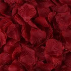  1000 Pieces Artificial Silk Rose Petals Flower Decoration Wedding Burgundy