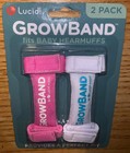 2 Pc Lucid Audio Grow Band Baby Girl Adjust Fit Hear Hearing Protection Earmuffs
