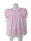  Haian Pink Pvc Adult Babysissy Styledress With Matching Bonnet And Bloomers Set