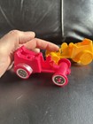 Vintage Toy Plastic Doubtmobile Plus Bonus Matching Yellow Car
