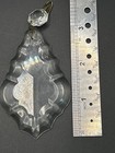 Set Of 4 Antique Clear Cut Crystal Prisms Chandelier Lamp Parts Suncatcher 3   