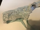 Victorias Secret Dream Angels Bridal Blue Lace Garter Belt Nwt Xs s  M l
