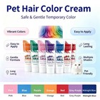 Permanent Pet Hair Dye Cream Gentle Non-damaging Fur Coloring Paste For Pets