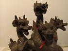  Five Headed Smoke Breathing Dragon Incense Cone Burner