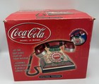 Coca-cola Tiffany Style Stained Glass Look Light Up Vintage Retro Coke Telephone