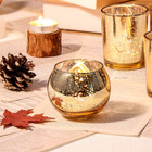 48pcs Assorted Gold Votive Candle Holders Bluk  Gold Wedding Decorations  Mercur
