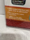 New Nuby Deluxe Stroller Weather Shield Rain Cover Clear W  Storage Bag   Pocket
