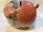 Vintage Pink 5  Tall Ceramic Piggy Bank - Collectible Made In Japan Great Gift  