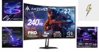 High-performance 27-inch Curved Gaming Monitor - Freesync  Hdr10  Built-in Audio